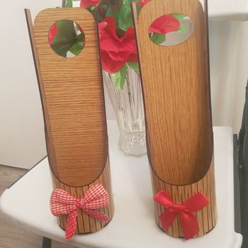 cache bouteille tissu +porte bouteille