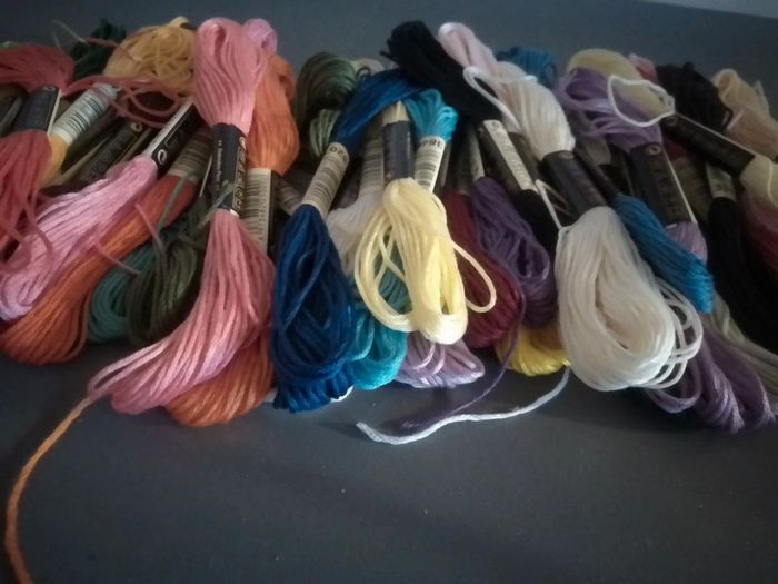 Gros lot de fils de cotons diy - photo numéro 2