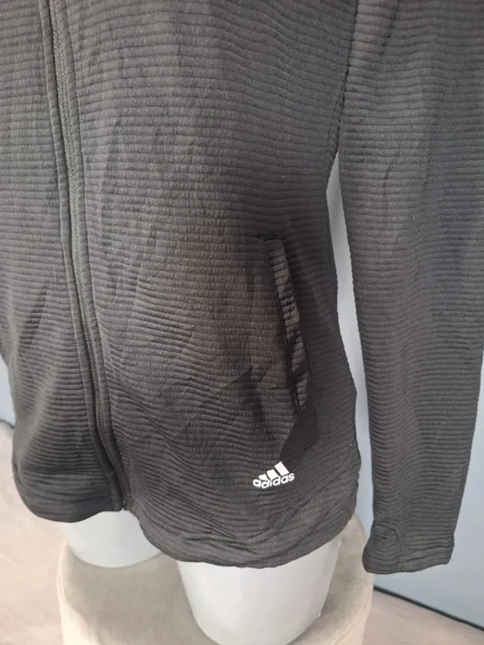 Veste Adidas Golf femme – zippée et côtelée (586) - photo numéro 3