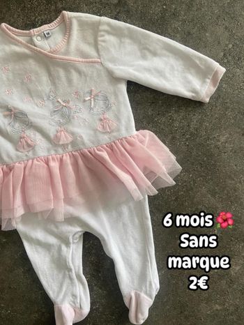 Pyjama 🌺 6 mois 🌺 Sans marque