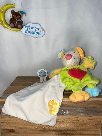 BCA06 doudou souris 🐭 baby club