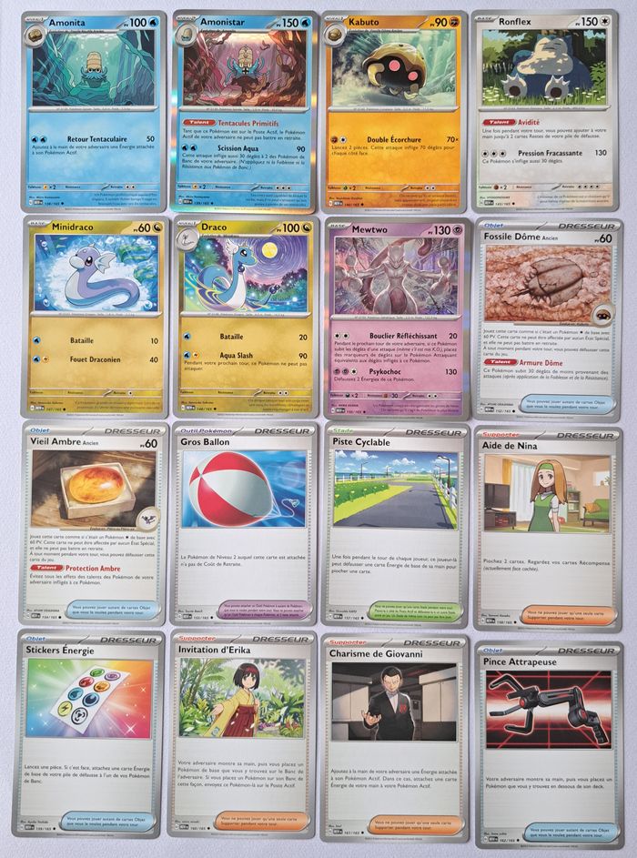 🃏 Collection de 131 cartes Pokémon série EV - 151 de 2024 - photo numéro 9