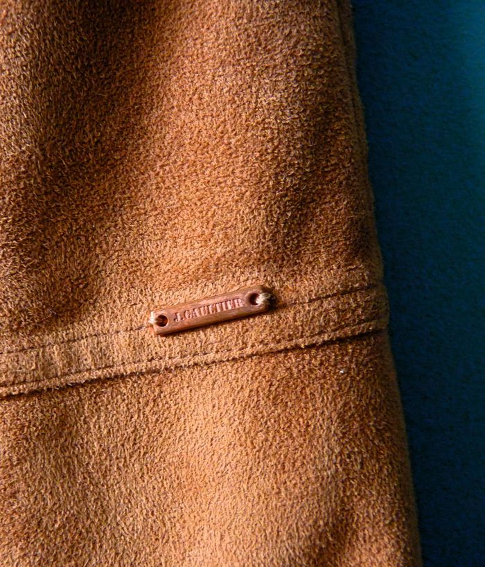Robe Fille jean paul gaultier 16 ans Luxe daim marron TBE - photo numéro 2