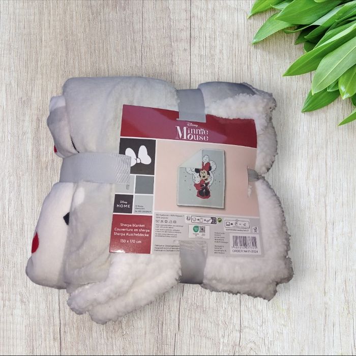 Grande couverture en sherpa minnie - photo numéro 2