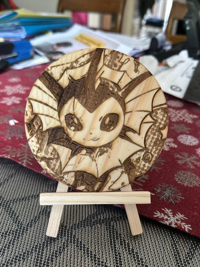Lot de 6 gravure en bois pokemon - photo numéro 7