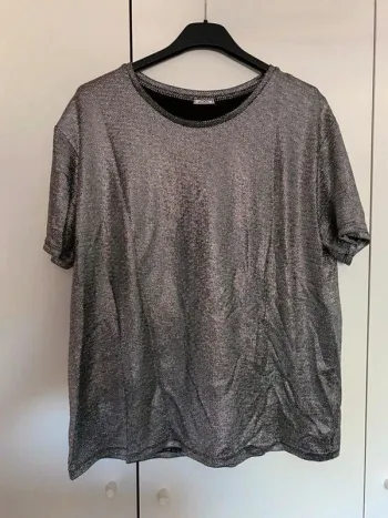 T-shirt argenté