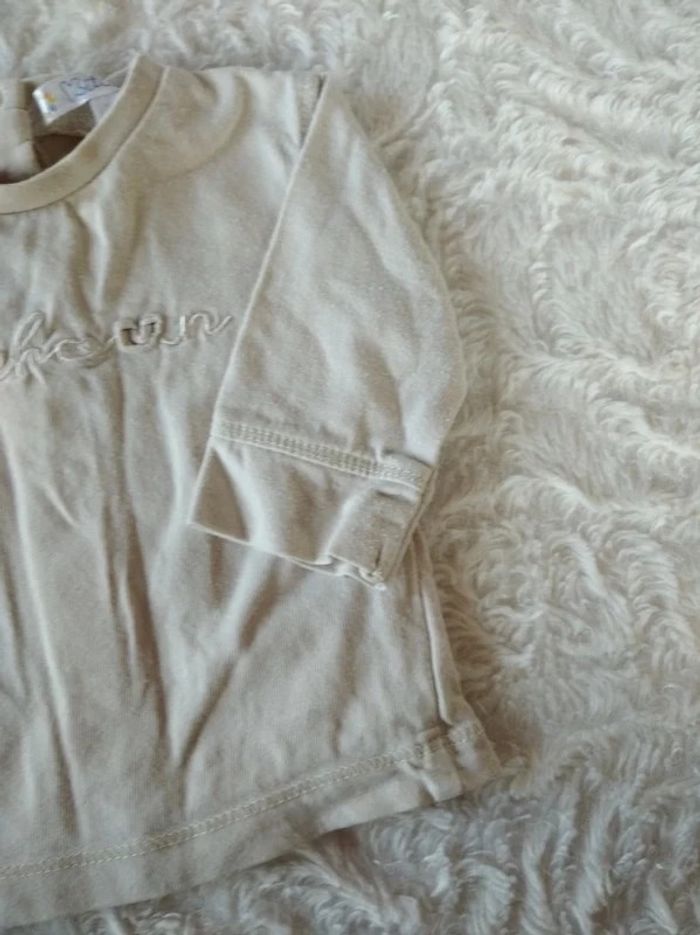 Ensemble (tee shirt + pantalon jeans) Garçon 1 mois Kitchoun 100% coton - photo numéro 6