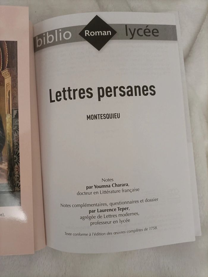 Les Lettres Persanes - Montesquieu - photo numéro 4