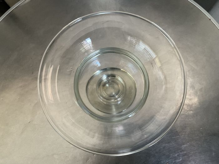 Vase sur pied en verre - photo numéro 2