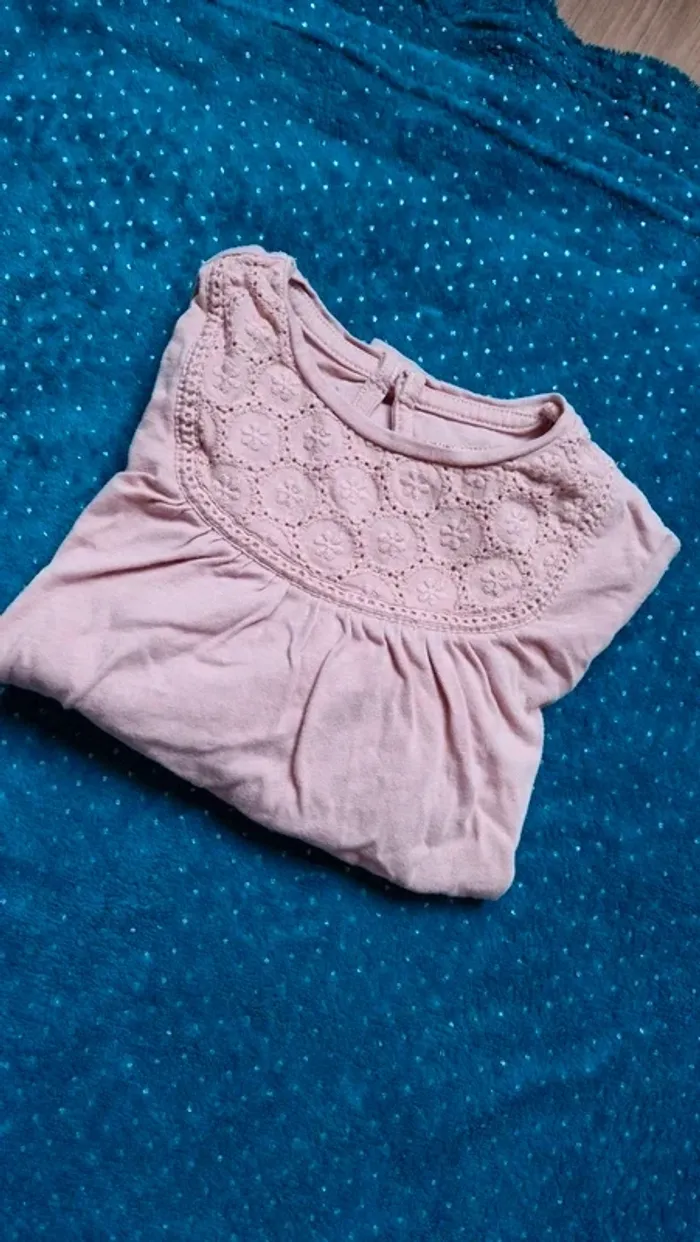 Haut rose pâle Vertbaudet 5ans - photo numéro 3