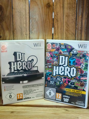 Nintendo Wii # Lot de 2 Jeux DJ Hero #