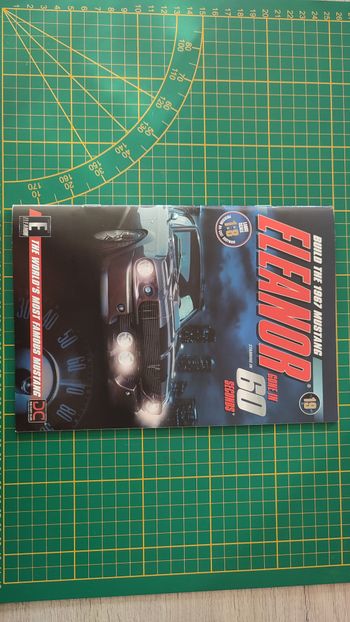 Fascicule numéro 19 n°19 seul sans pièce Ford Mustang 1967 Eleanor 60 secondes chrono 1/8 1/8ème Eag