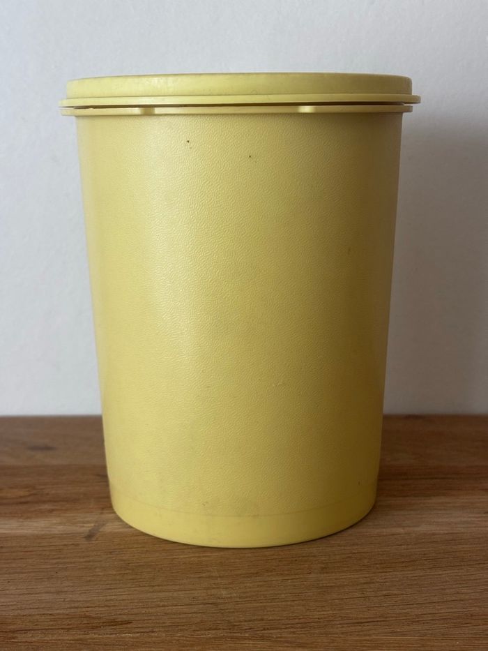 Vintage boîte Tupperware soleil orange - photo numéro 2