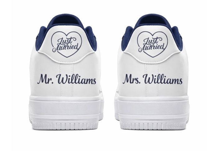 💙Baskets personnalisées Mariage ❤️ - photo numéro 4