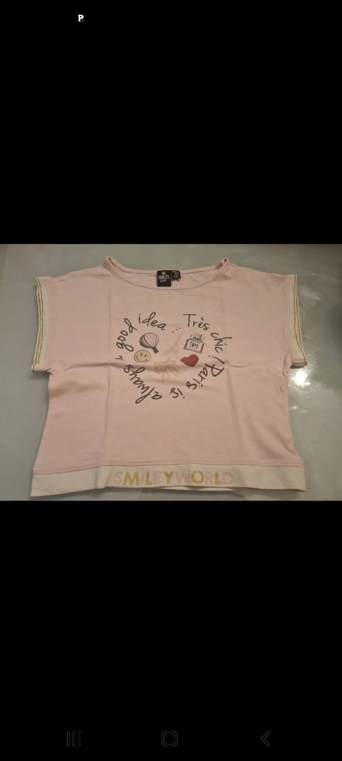 Tee shirt smiley d orchestra 10 ans