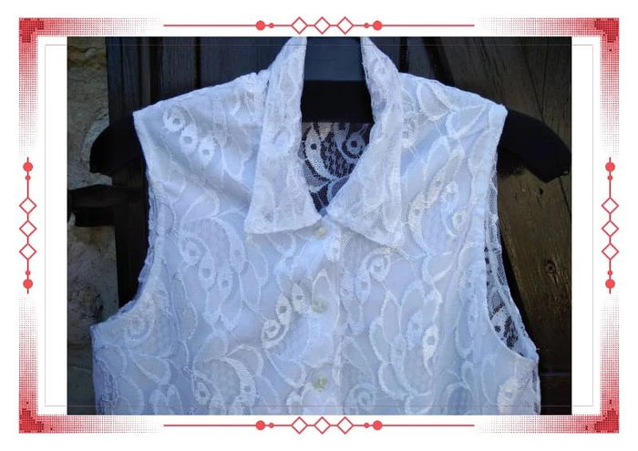 Chemisier dentelle blanc - photo numéro 3