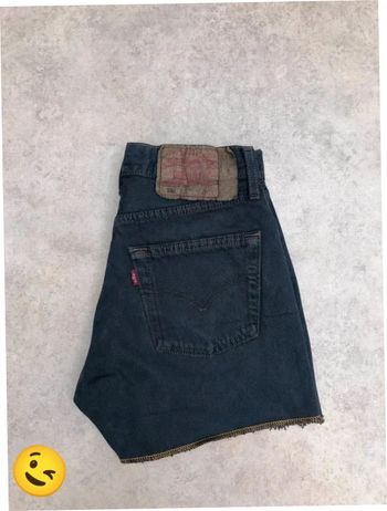 Short Levi's 501 W29 FR38 Bleu Femme Women #SHO12