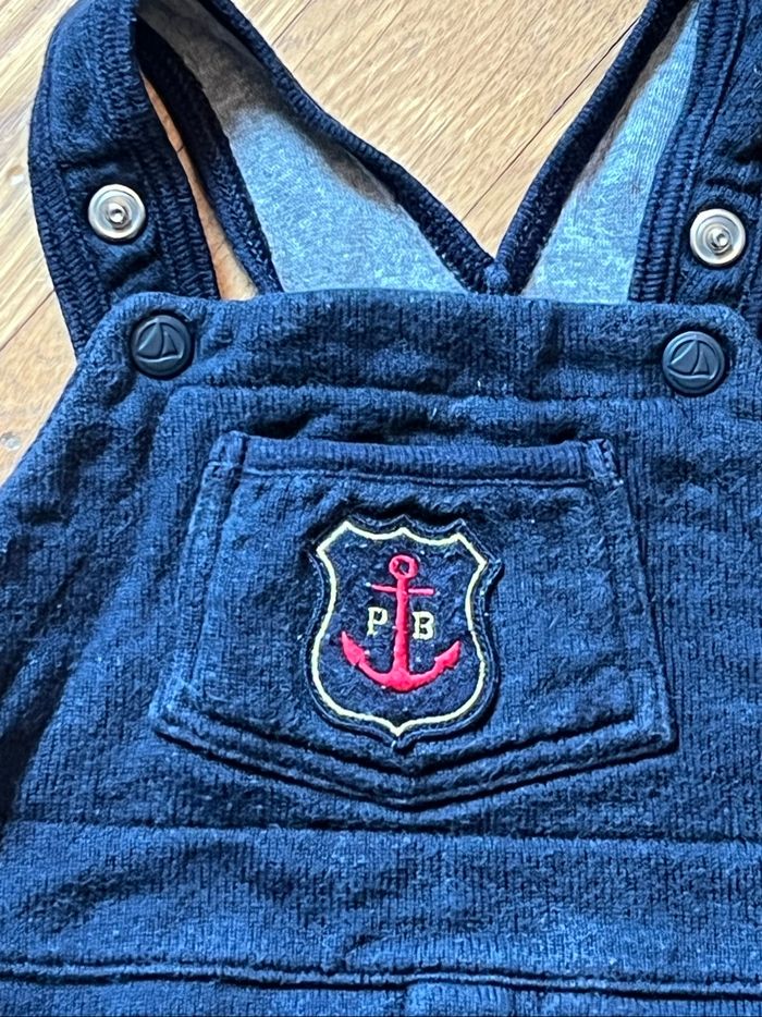 Salopette en velours Petit Bateau 6 mois - photo numéro 2