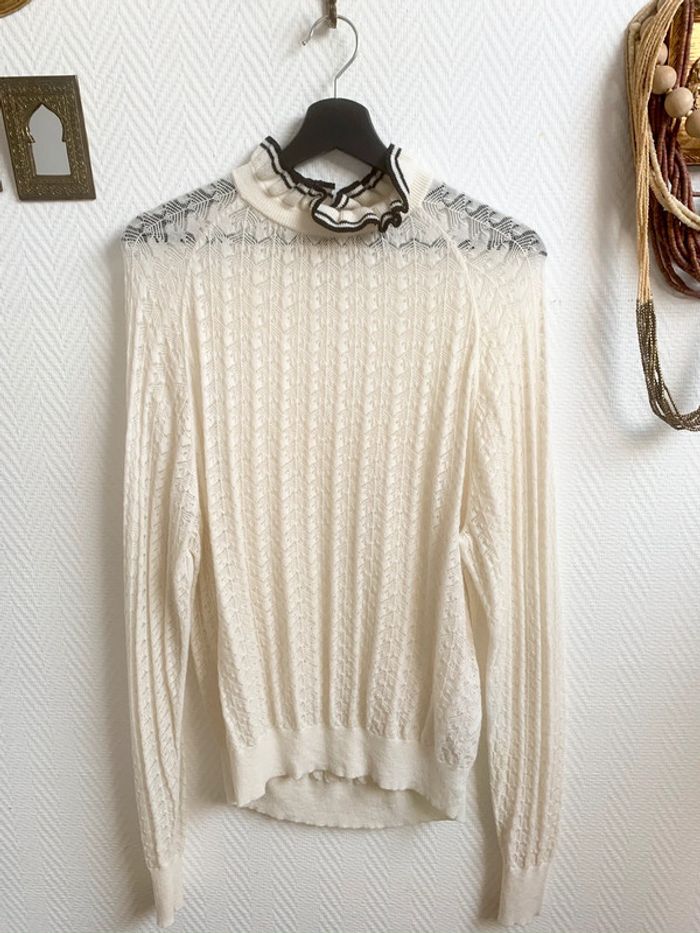 Très beau Pull en maille fine Maje | prix boutique 295€ - photo numéro 2