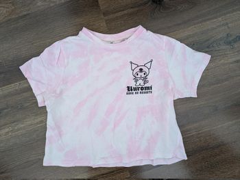 Tee shirt été fille manches courtes H&M Kuromi 8-10 ans
