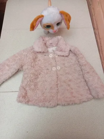 Doudoune rose excellent etat taille 12mois
