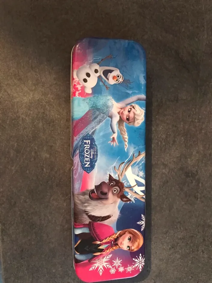 Boite a stylo reine des neiges