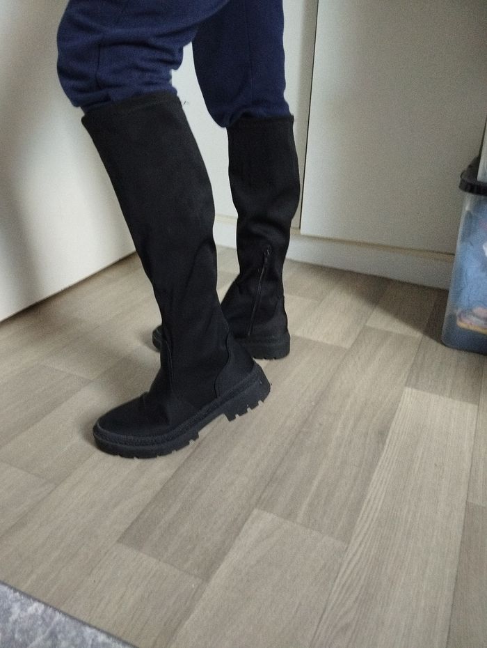Bottes noires Shein - photo numéro 2