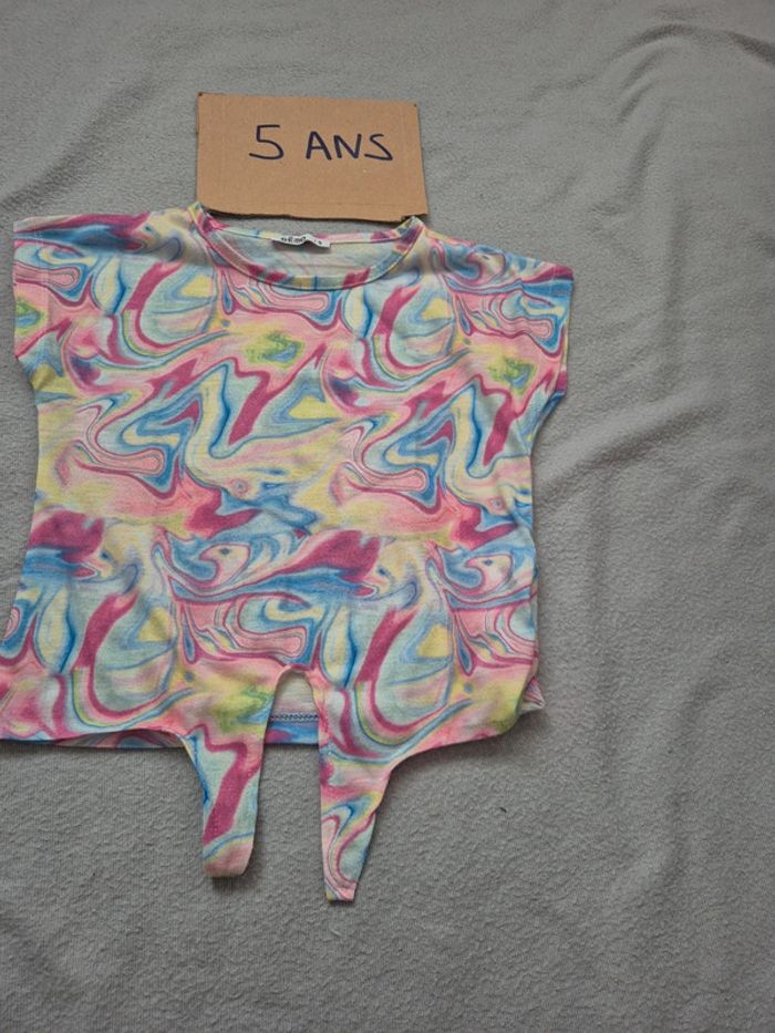 T-shirt fille gemo 5 ans - photo numéro 3
