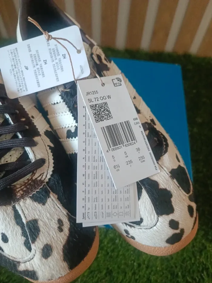 Basket adidas SL 72 OG Cow Print neuve T38 - photo numéro 3