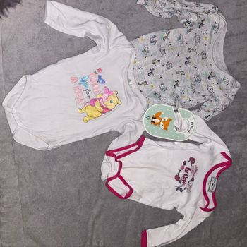 Lot de 3 bodies manches longues 24 mois