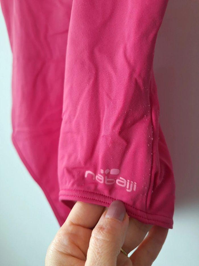 Maillot de bain 1 pièce fille 10 ans rose decathlon - photo numéro 2
