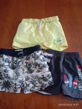 Lot de 3 shorts de bain 2/3 ans 