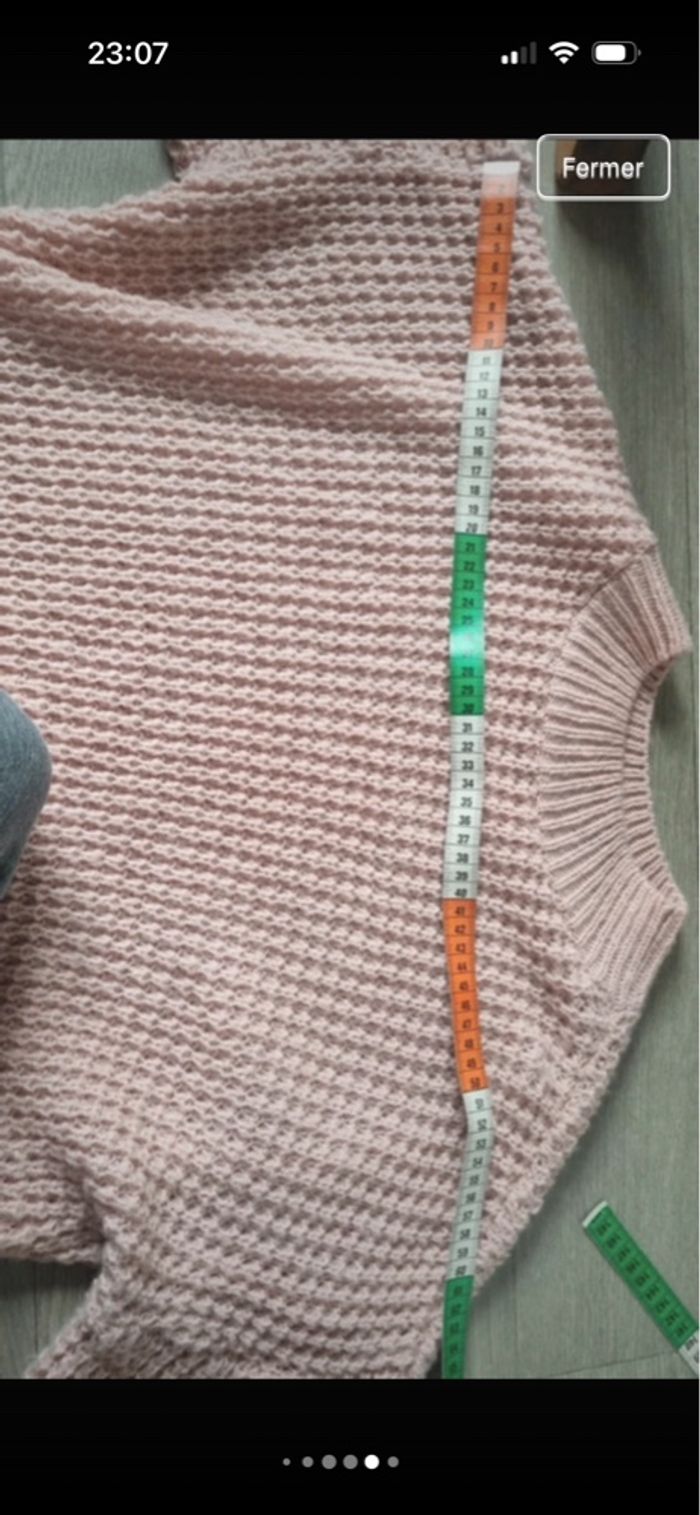 Robe pull rose - photo numéro 7