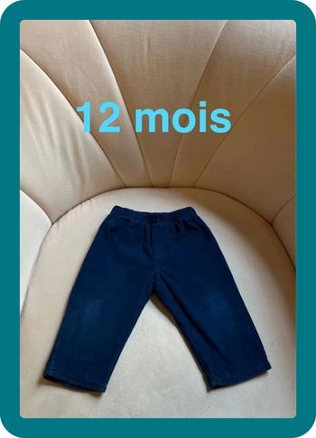 Pantalon velours fines côtes 12 mois - Jacadi