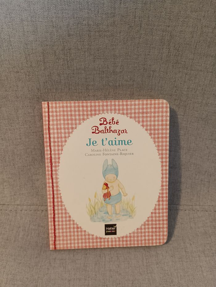 Livre cartonné bébé Balthazar je t'aime