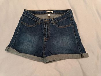 Short en jean bleu