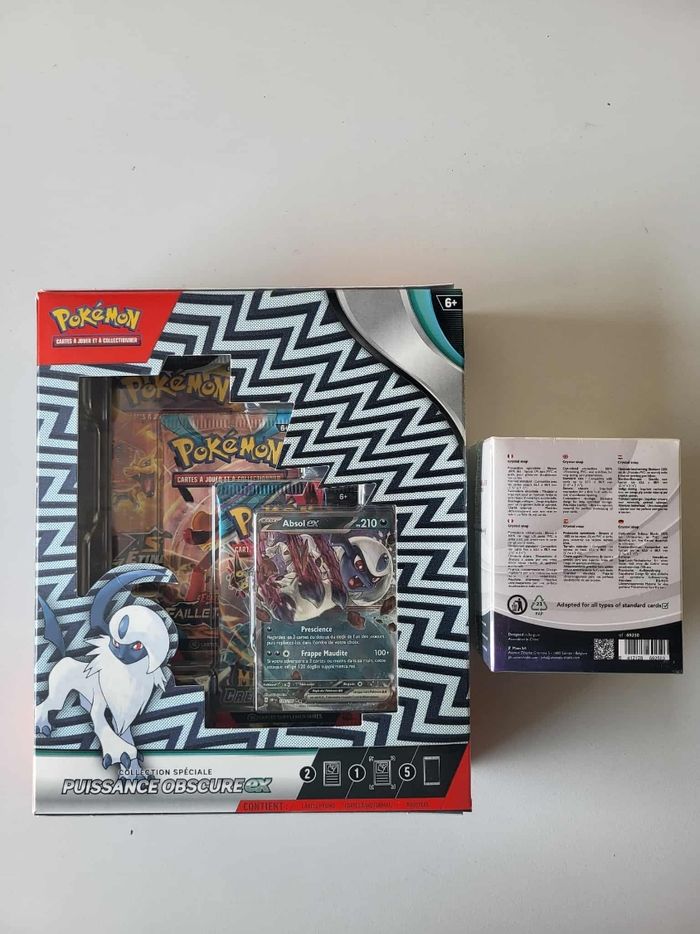 Pokémon coffret réversible puissance obscure EX et 12 Crystal snap - photo numéro 2