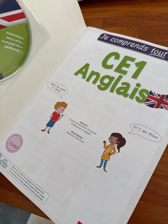 Livre CE1 anglais, je comprends tout - photo numéro 6