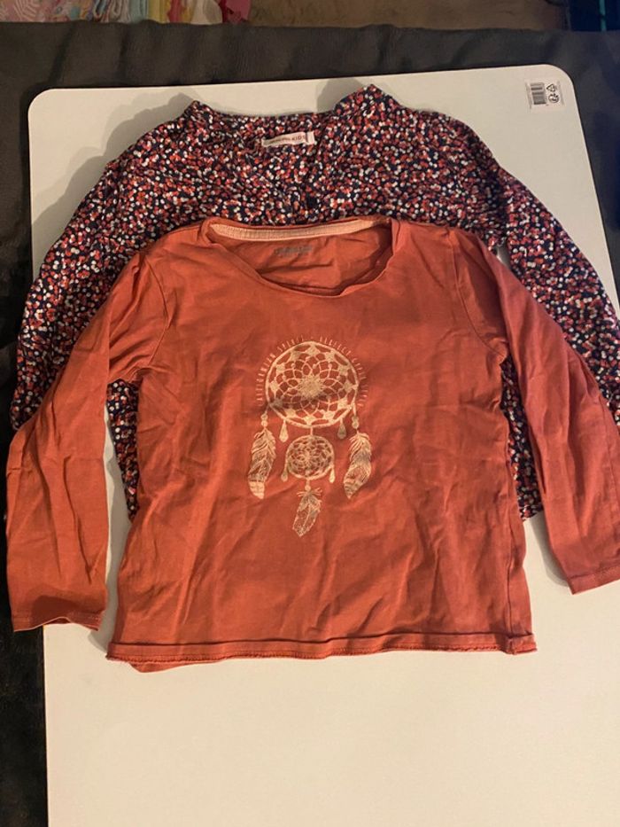 ensemble/ lot de 8 t shirt à manches longues enfant fille taille 3 ans - photo numéro 7
