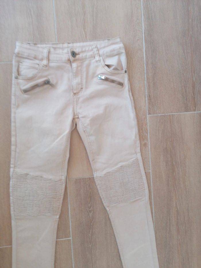 Jeans femme love taille S beige - photo numéro 5