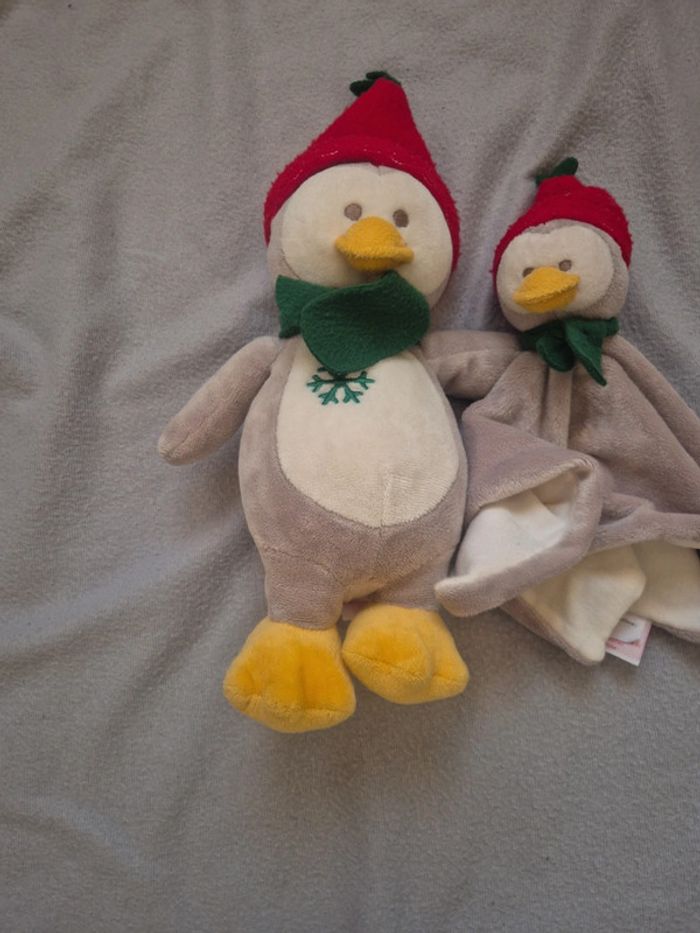 Lot doudous pingouins - photo numéro 2