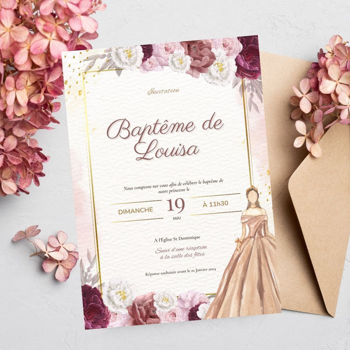 Faire-part « Princesse » - photo numéro 2