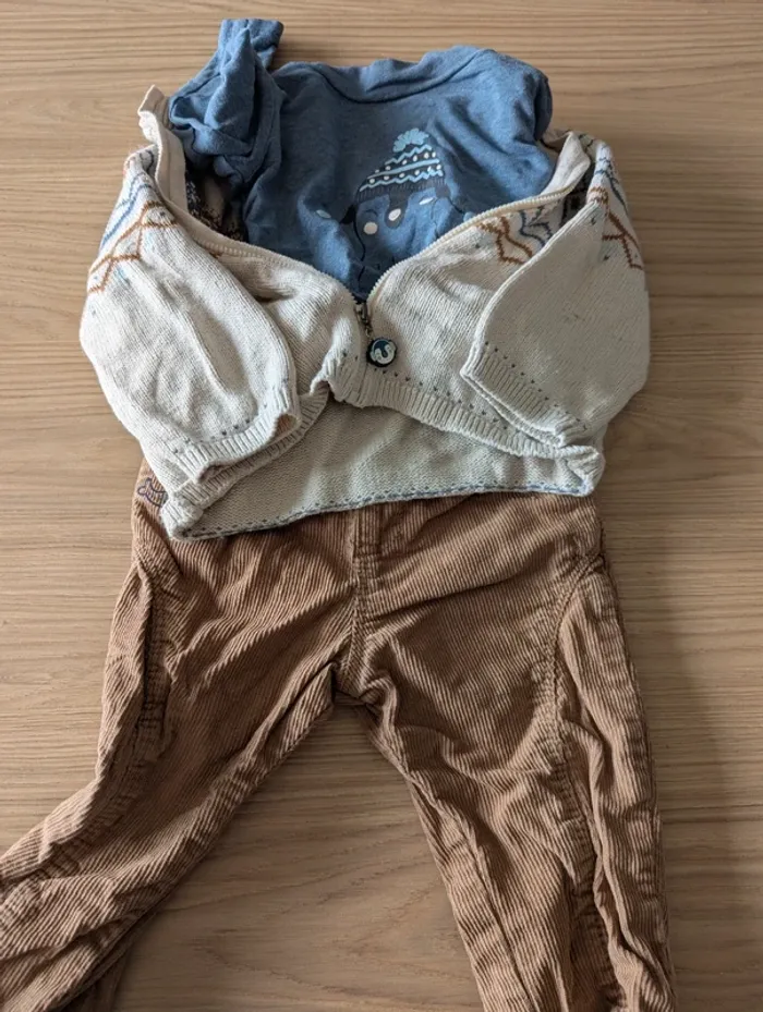 Ensemble 3 pièces 18 mois Sergent Major