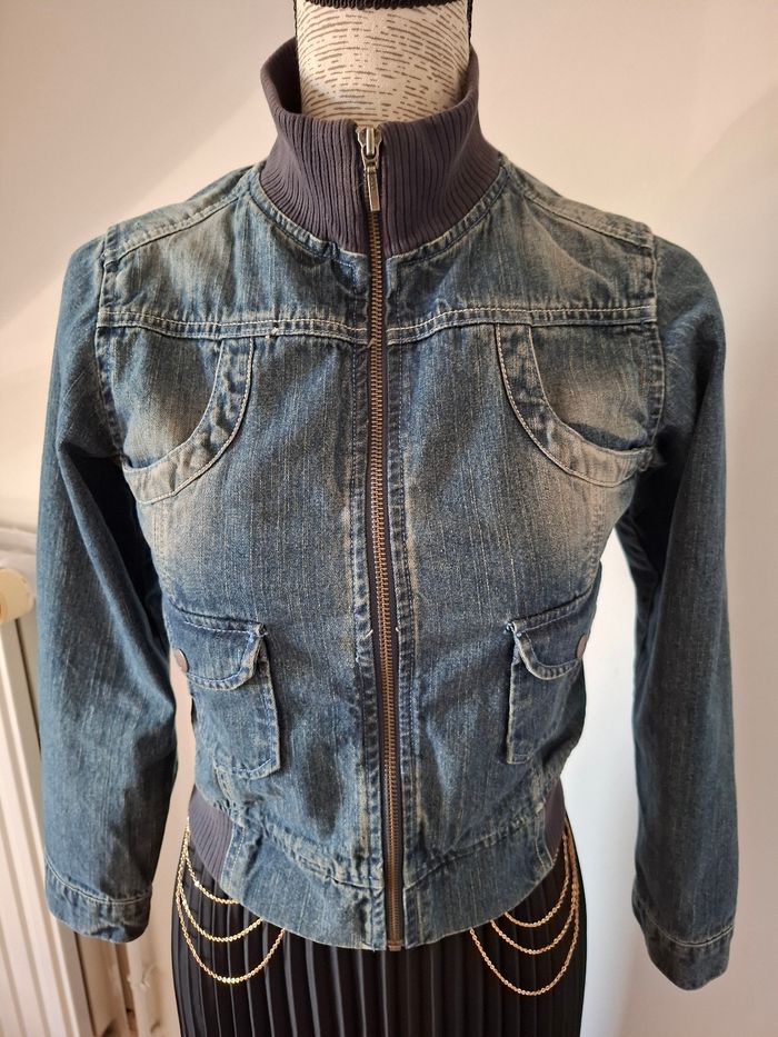 Veste en jeans 12 ans - photo numéro 2