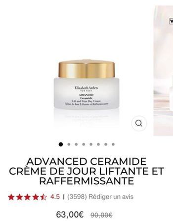 Elizabeth ARDEN crème de jour et crème de nuit liftante et raffermissante Advanced Ceramide Duo