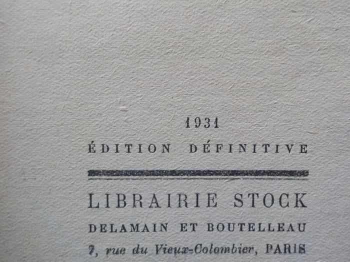 BABBITT de Sinclair LEWIS Ed. Stock 1931 - photo numéro 6