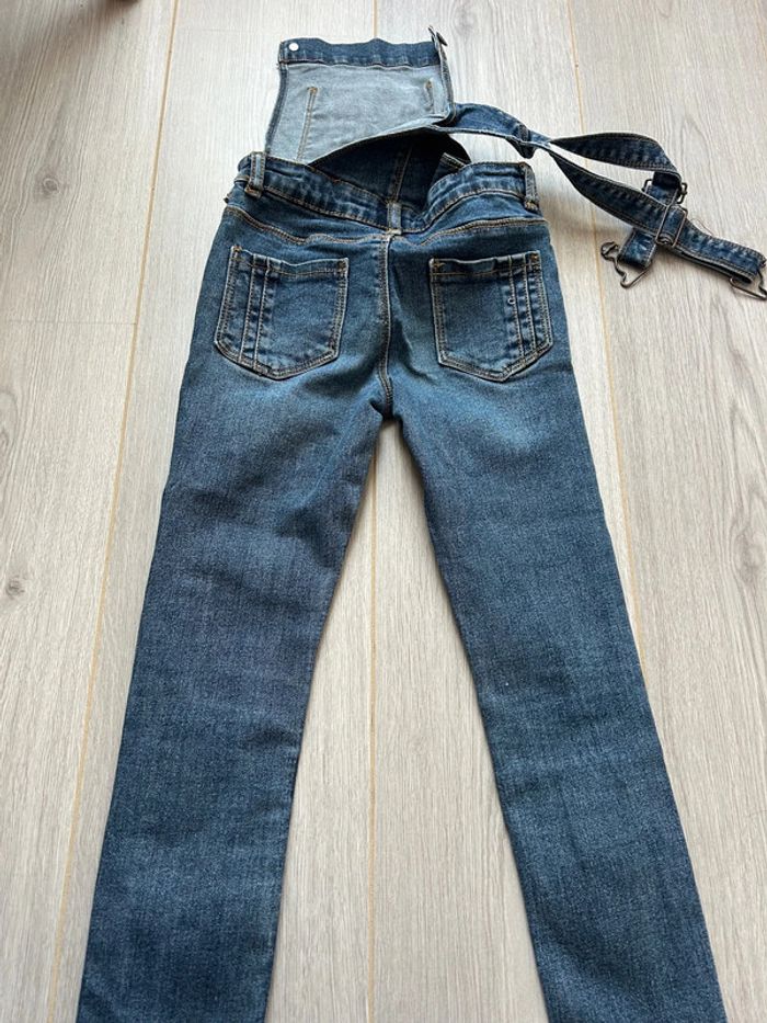 Salopette en jeans 7 ans - photo numéro 4