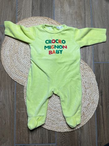 Pyjama velours 3 mois