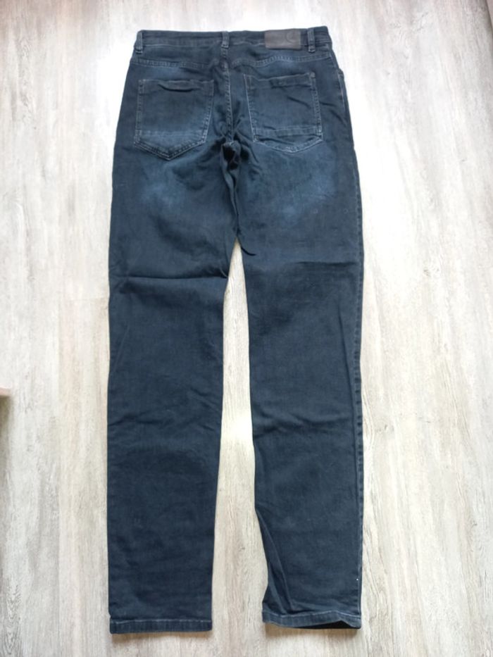jeans bleu marine bizzbee taille 40 - photo numéro 3