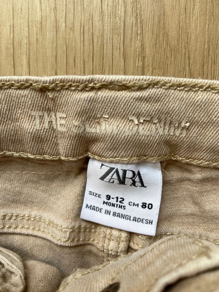 Tenue beige jean Zara et haut col Claudine 12 mois - photo numéro 6